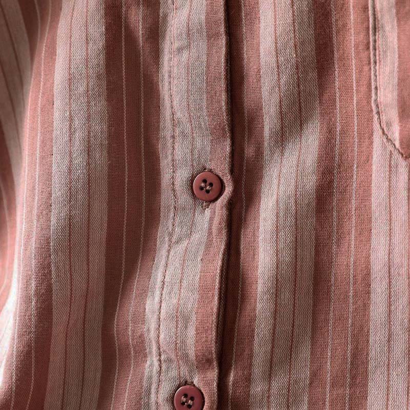 Breathable Cotton Stand Collar Mindful Meditation Shirt