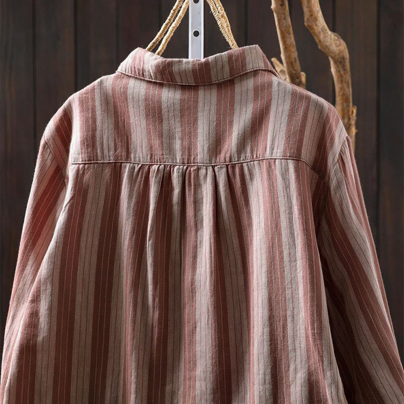 Breathable Cotton Stand Collar Mindful Meditation Shirt