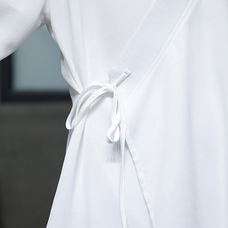 Breathable Cotton Bamboo-Embroidered Kimono Meditation Set