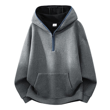 Structured Fleece-Lined Cotton Mindful Movement Hoodie