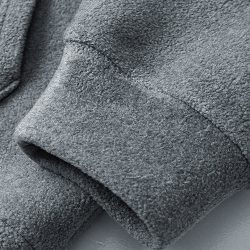 Structured Fleece-Lined Cotton Mindful Movement Hoodie