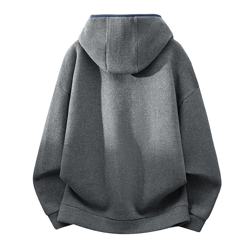 Structured Fleece-Lined Cotton Mindful Movement Hoodie