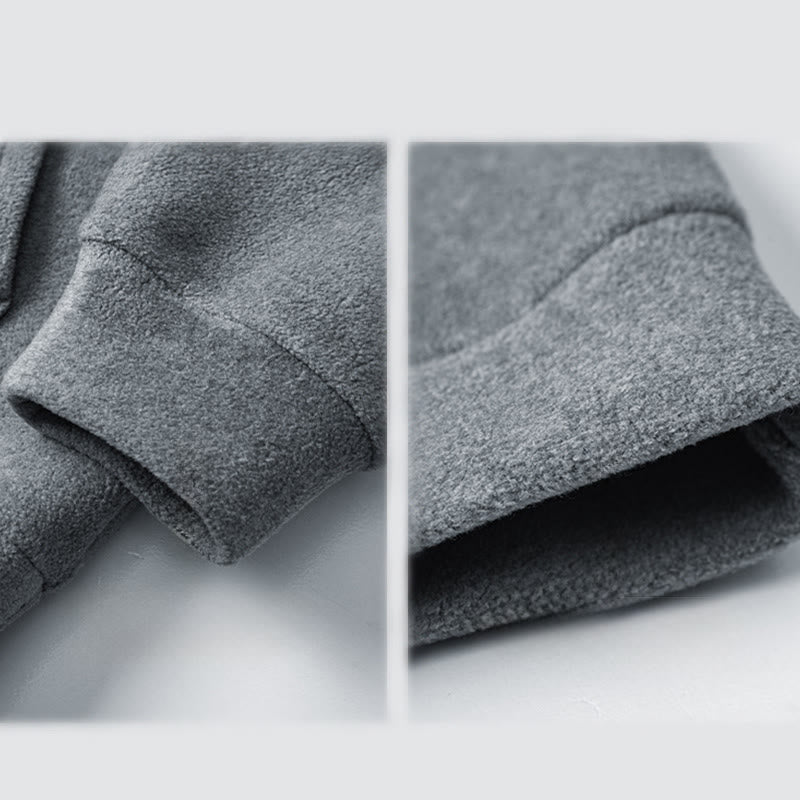 Structured Fleece-Lined Cotton Mindful Movement Hoodie