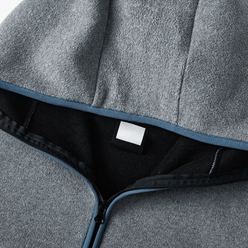 Structured Fleece-Lined Cotton Mindful Movement Hoodie