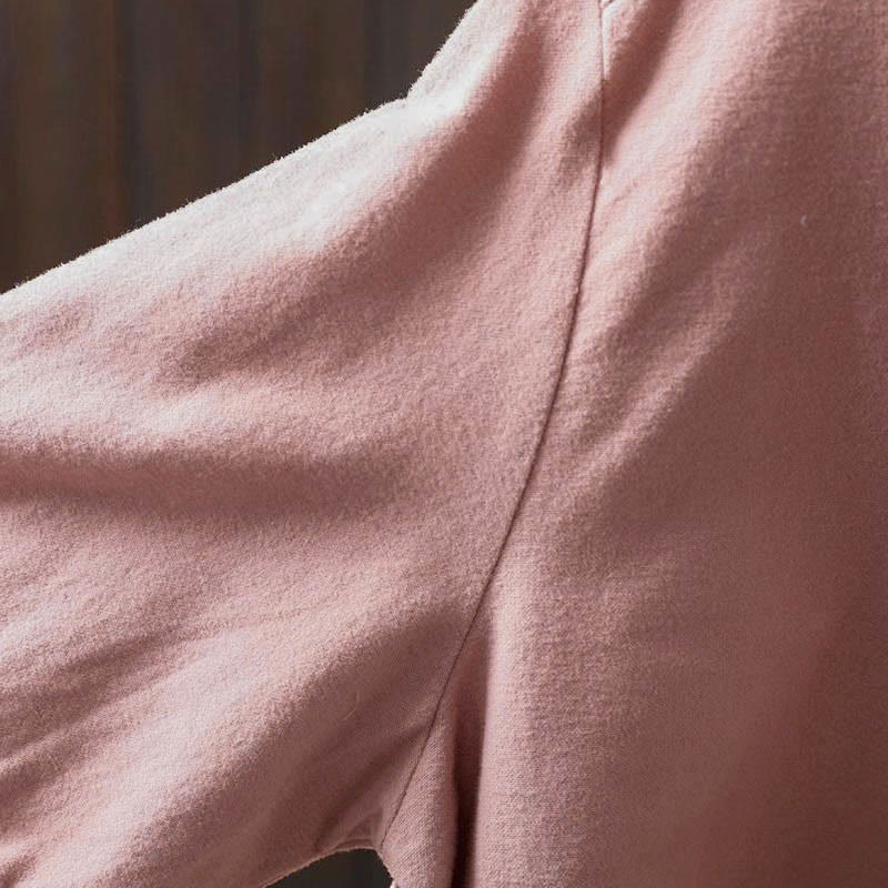 Tactile Cotton Stand-Collar Daily Grounding Shirt