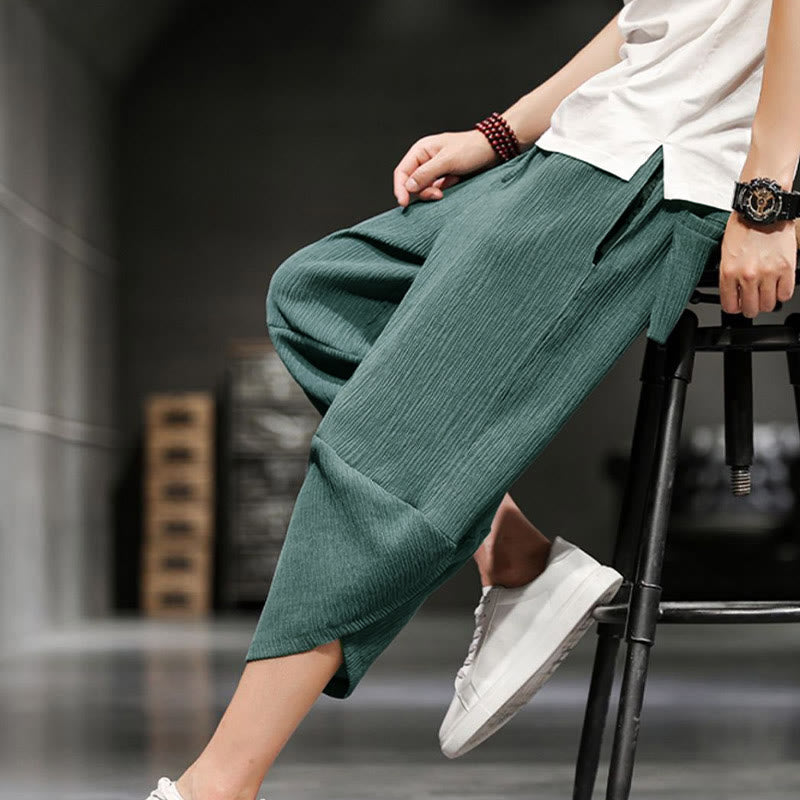 Breathable Cropped Straight-Leg Mindful Movement Pants