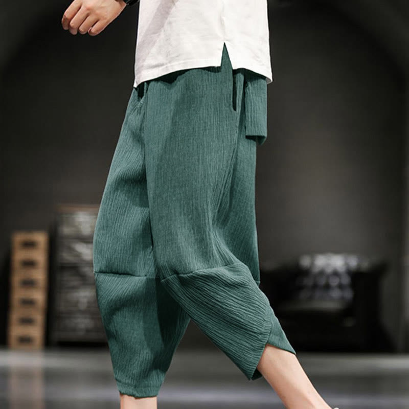 Breathable Cropped Straight-Leg Mindful Movement Pants