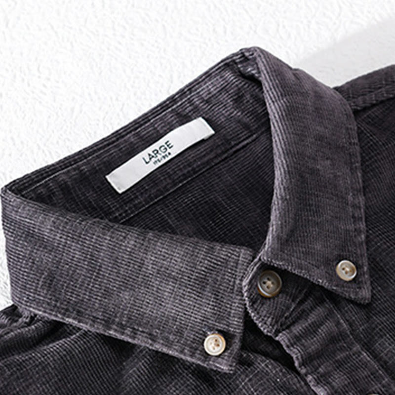 Textured Corduroy Slim-Fit Mindful Layering Men's Jacket