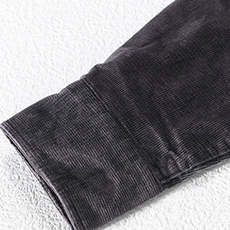 Textured Corduroy Slim-Fit Mindful Layering Men's Jacket