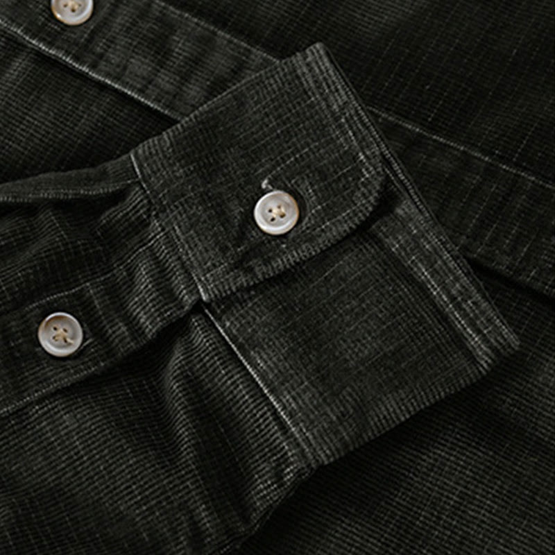 Textured Corduroy Slim-Fit Mindful Layering Men's Jacket