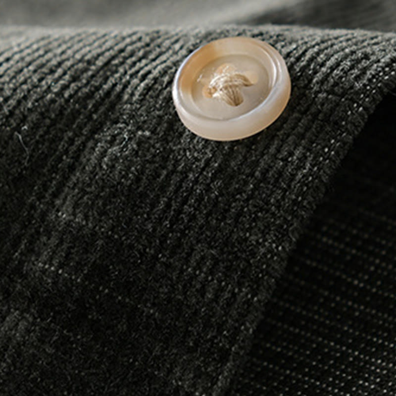 Textured Corduroy Slim-Fit Mindful Layering Men's Jacket