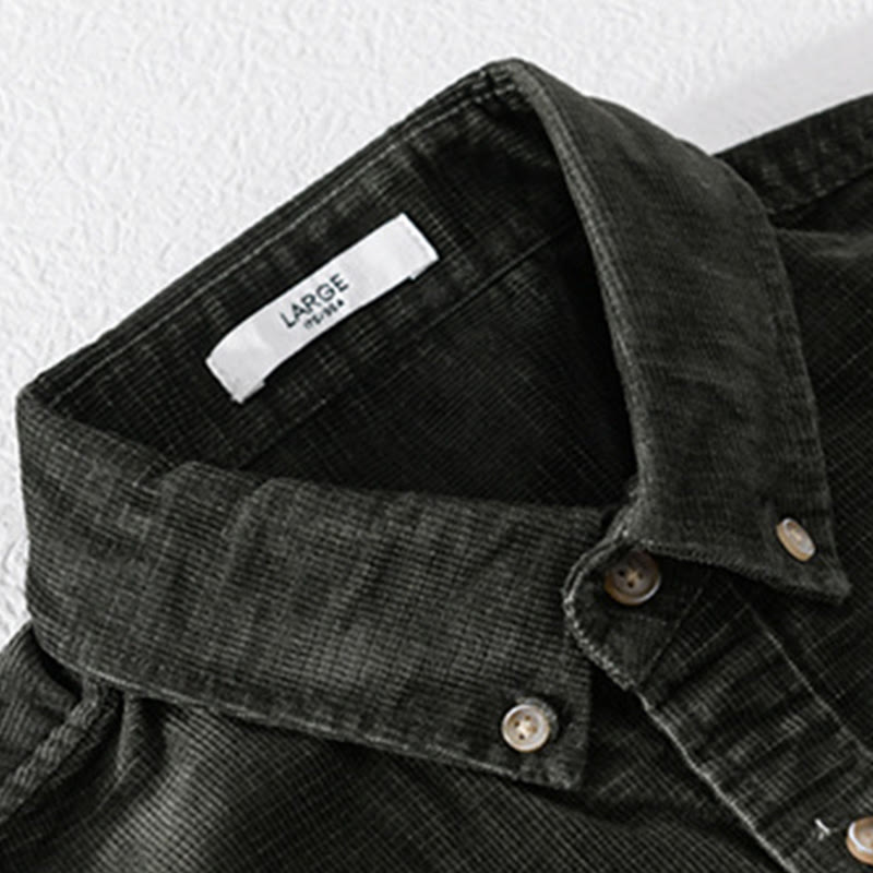 Textured Corduroy Slim-Fit Mindful Layering Men's Jacket