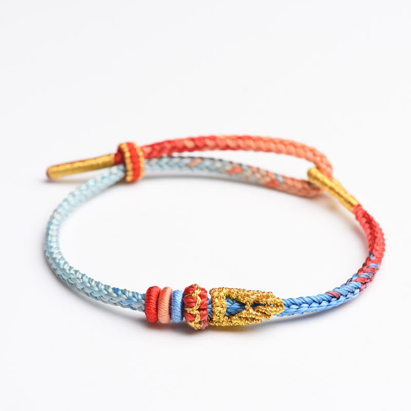 Hand-Braided Eight-Thread Rope Endless Knot Harmony Bracelet