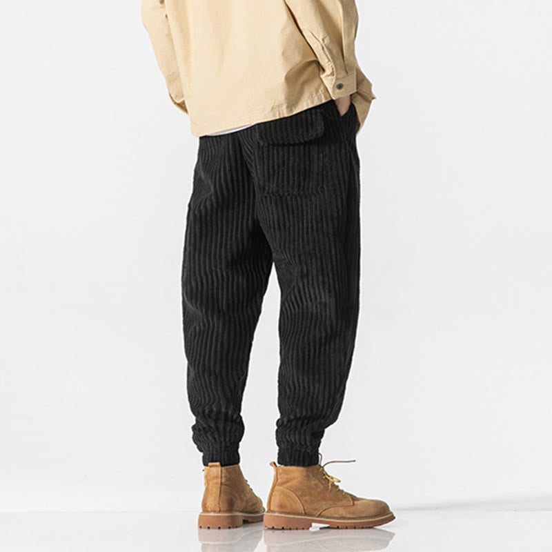 Men's Tactile Corduroy Tapered Meditation Pants