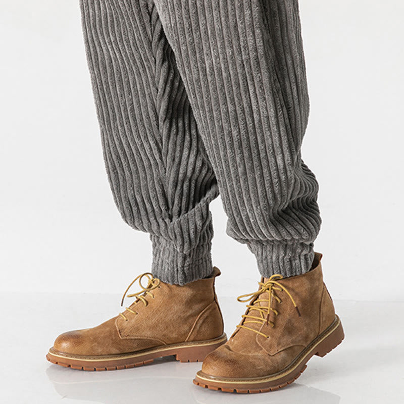 Men's Tactile Corduroy Tapered Meditation Pants