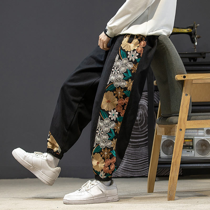 Tactile Cotton-Blend Tapered Men's Meditation Pants