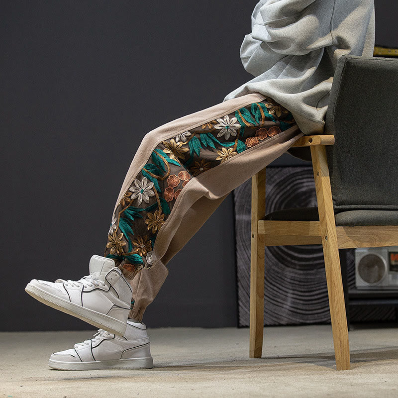 Tactile Cotton-Blend Tapered Men's Meditation Pants