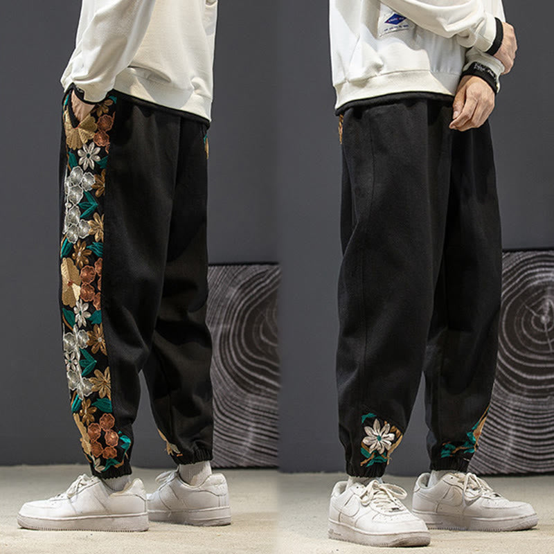 Tactile Cotton-Blend Tapered Men's Meditation Pants