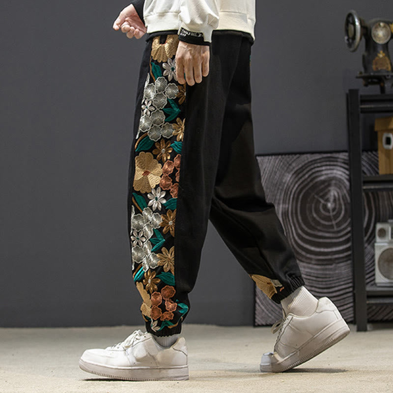 Tactile Cotton-Blend Tapered Men's Meditation Pants