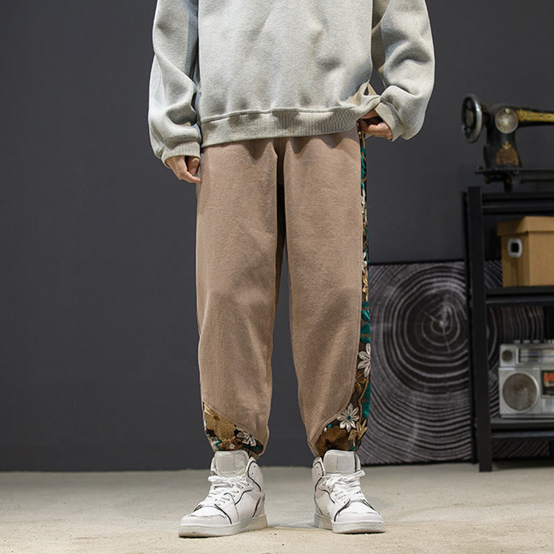 Tactile Cotton-Blend Tapered Men's Meditation Pants