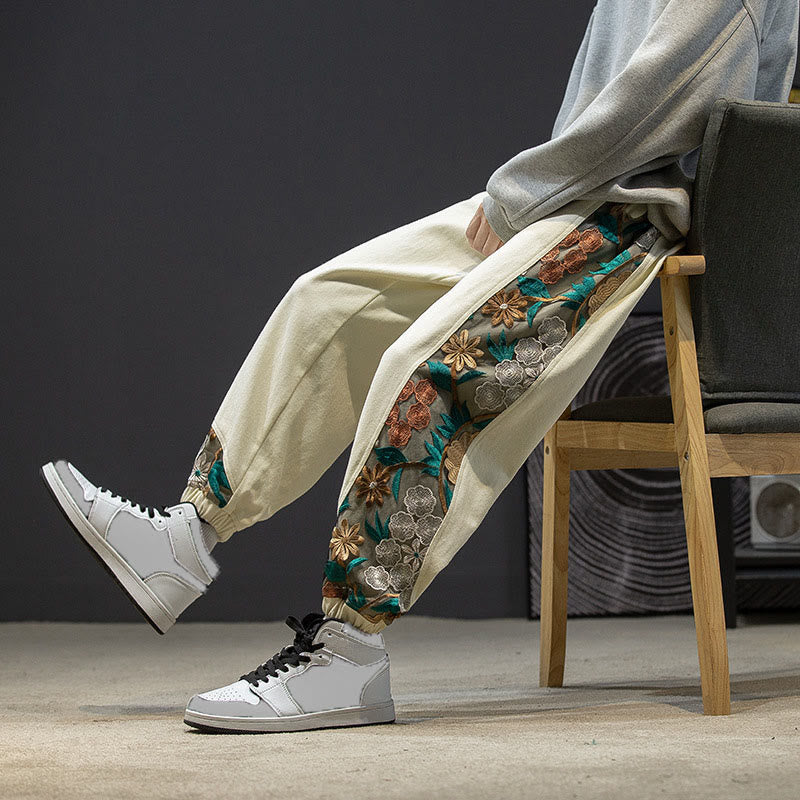 Tactile Cotton-Blend Tapered Men's Meditation Pants