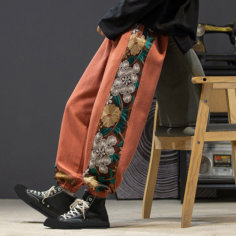 Tactile Cotton-Blend Tapered Men's Meditation Pants