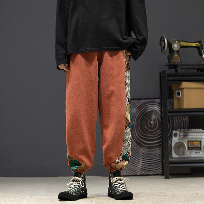 Tactile Cotton-Blend Tapered Men's Meditation Pants
