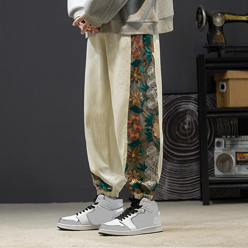 Tactile Cotton-Blend Tapered Men's Meditation Pants