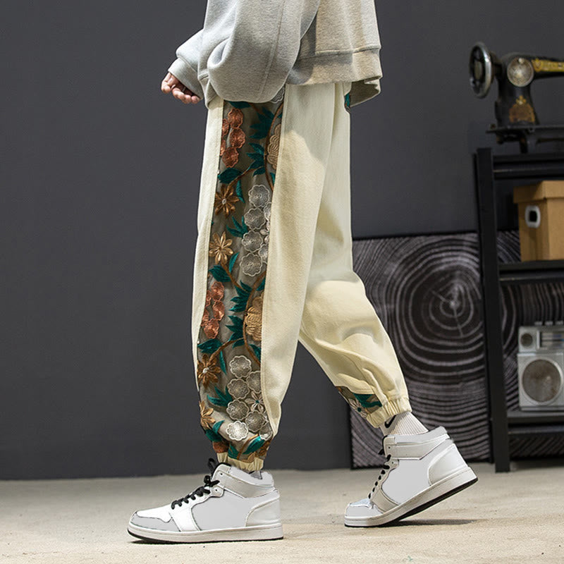 Tactile Cotton-Blend Tapered Men's Meditation Pants