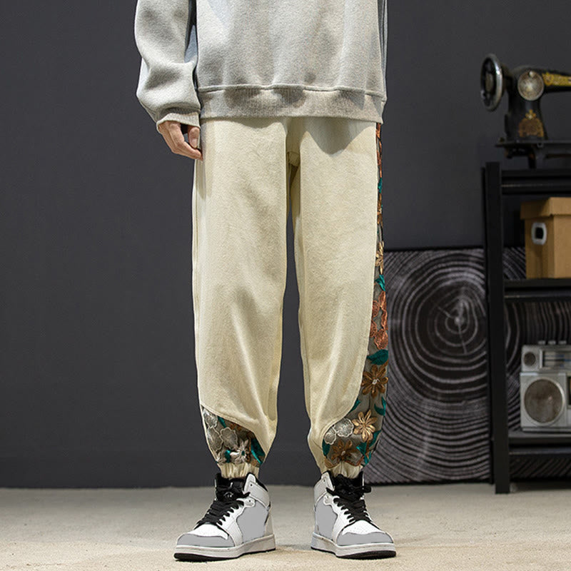 Tactile Cotton-Blend Tapered Men's Meditation Pants
