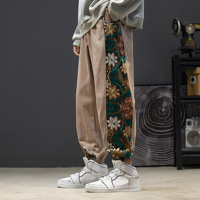 Tactile Cotton-Blend Tapered Men's Meditation Pants