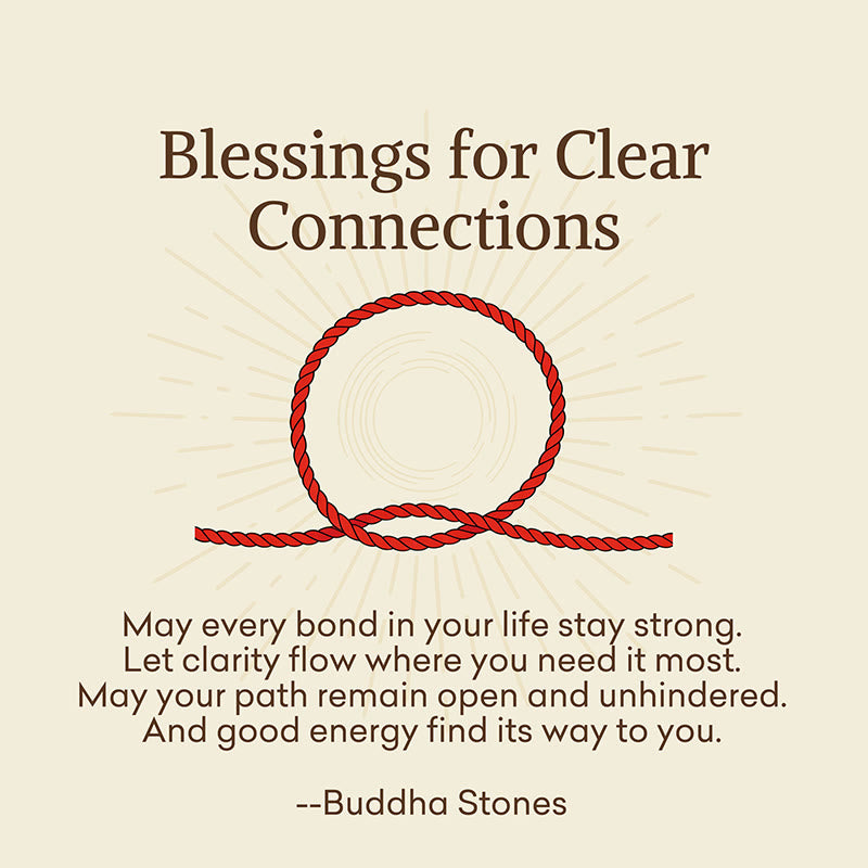 "Blessings for Clear Connections" 925 Sterling Silver Lucky Golden Bead String Bracelet Anklet Includes Gift Message Card