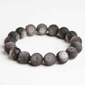 Natural Gold and Silver Sheen Obsidian Round Bead Grounding Bracelet