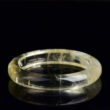 Natural Citrine Quartz Prosperity Cuff Bangle Bracelet