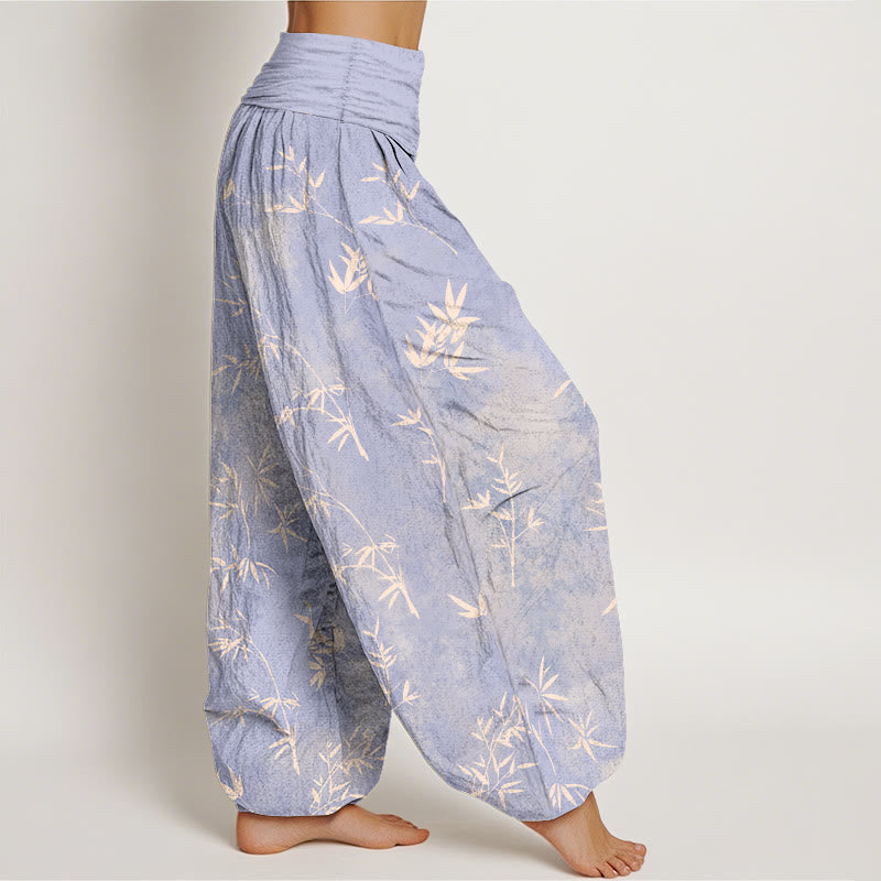 Tactile Pure Cotton Bamboo Minimalist Meditation Harem Pants