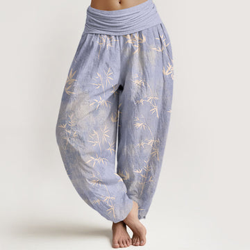 Tactile Pure Cotton Bamboo Minimalist Meditation Harem Pants
