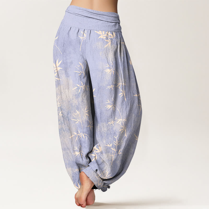 Tactile Pure Cotton Bamboo Minimalist Meditation Harem Pants