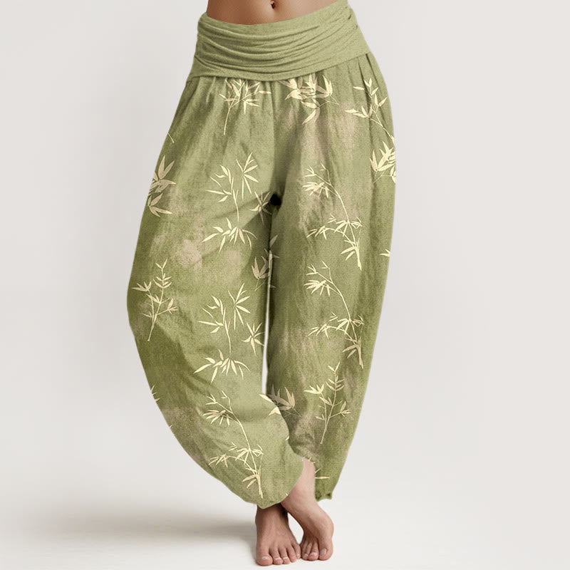 Tactile Pure Cotton Bamboo Minimalist Meditation Harem Pants