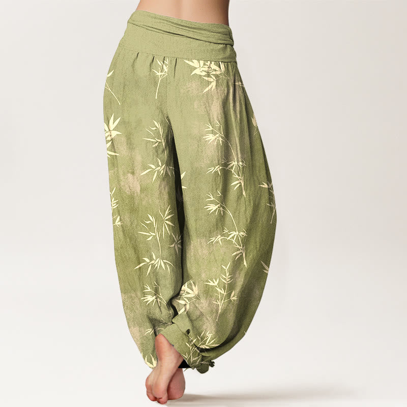 Tactile Pure Cotton Bamboo Minimalist Meditation Harem Pants
