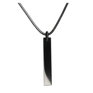 Black Obsidian Blue Sandstone Transformation Necklace Pendant