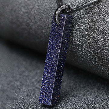 Blue Sandstone Transformation Pendant Necklace
