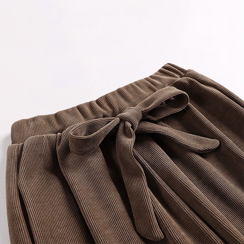 Tactile Cotton Corduroy Tapered Harem Meditation Pants