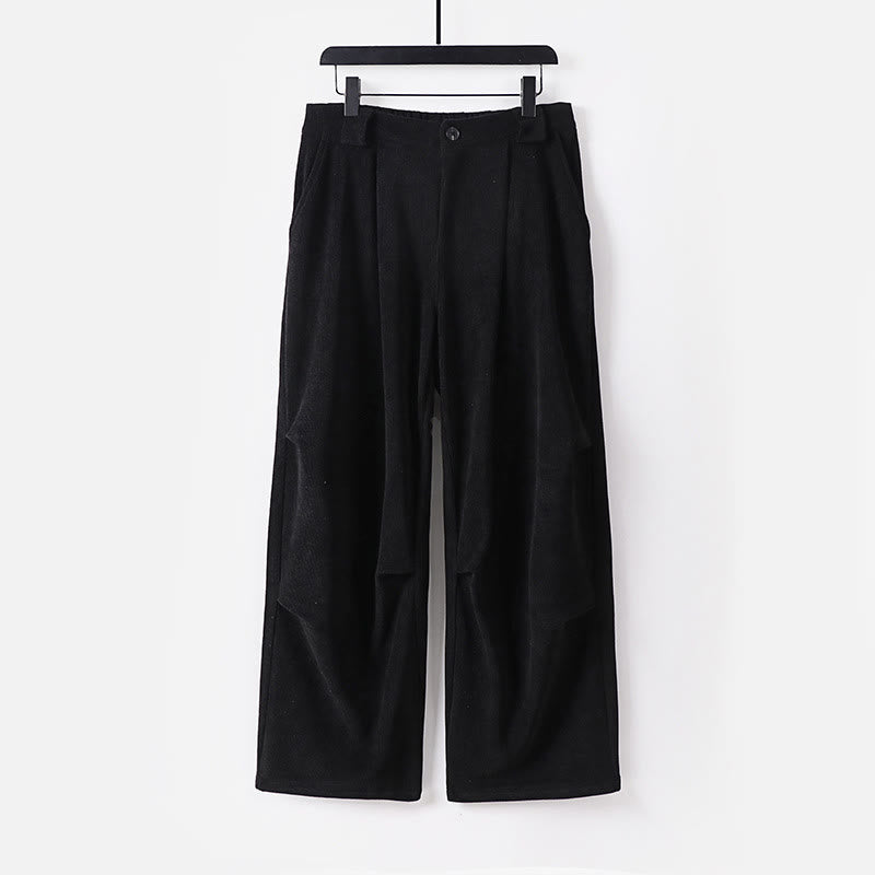 Tactile Cotton Corduroy Wide-Leg Mindful Trousers