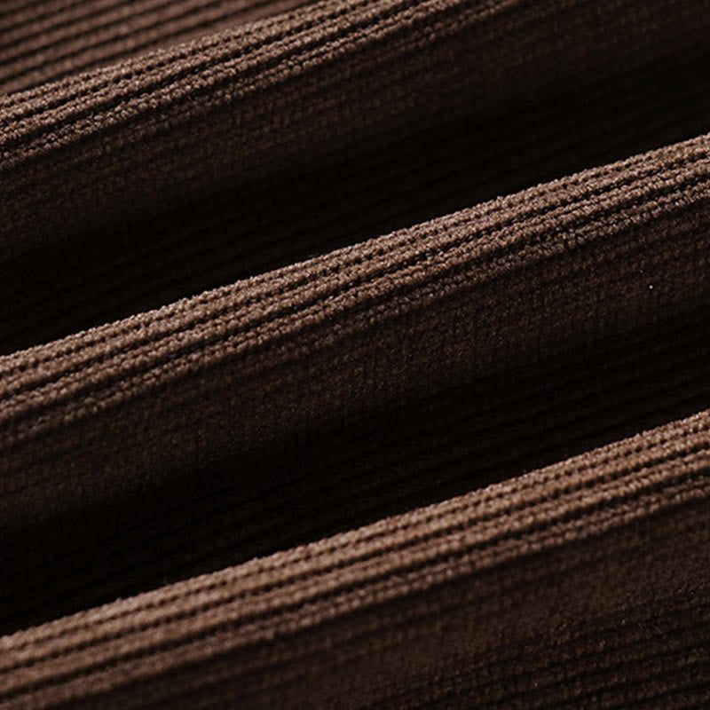 Tactile Cotton Corduroy Wide-Leg Mindful Trousers