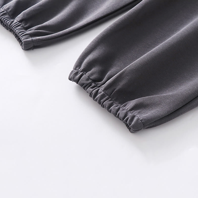 Heavy Cotton Fleece-Lined Cold-Weather Meditation Harem Pants