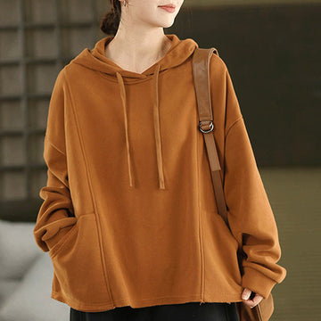 Thermal Cotton Fleece-Lined Mindful Meditation Hoodie