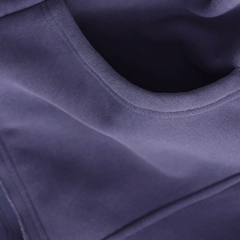 Thermal Cotton Fleece-Lined Mindful Meditation Hoodie