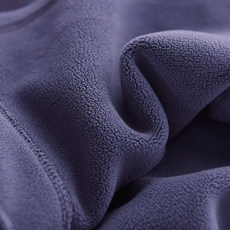 Thermal Cotton Fleece-Lined Mindful Meditation Hoodie