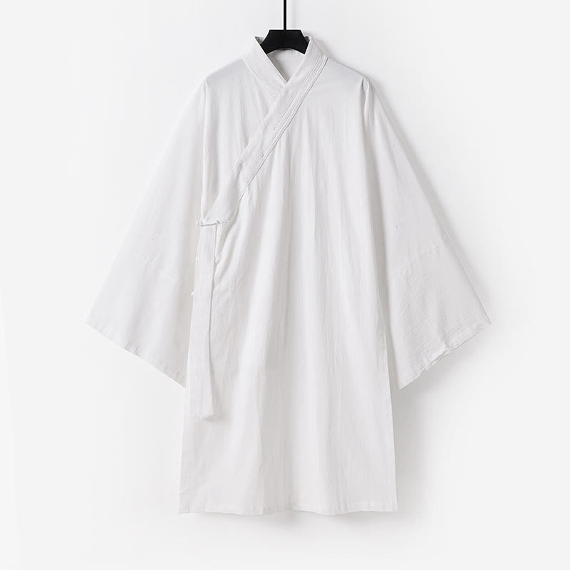 Layered Ceremonial Tai Chi Men's Taoist Robe and Vest Set