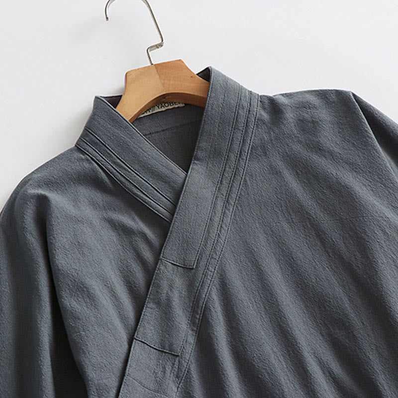 Flowing Three-Quarter Sleeve Tai Chi Ceremony Robe